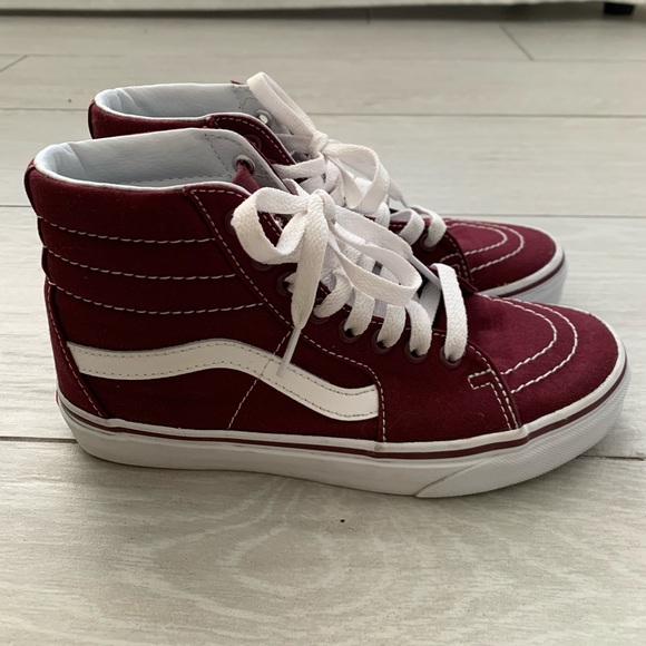 Vans Sk-8 Hi Maroon - Picture 3 of 6